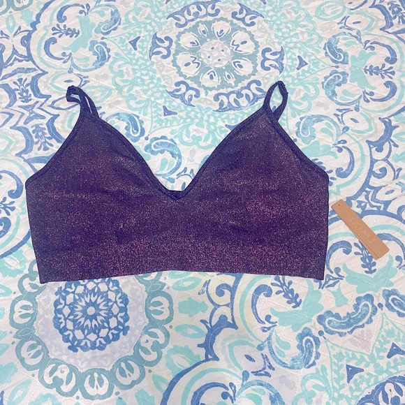 ⚡️SOLD OUT ON SKIMS⚡️ Soft Smoothing Shine Bralette, 2x, Eclipse - Picture 2 of 7